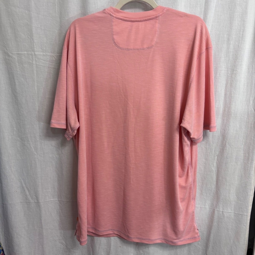 Tommy Bahama Men's XL Short Sleeve Crewneck T-Shirt Salmon Pink Coastal - Picture 6 of 6